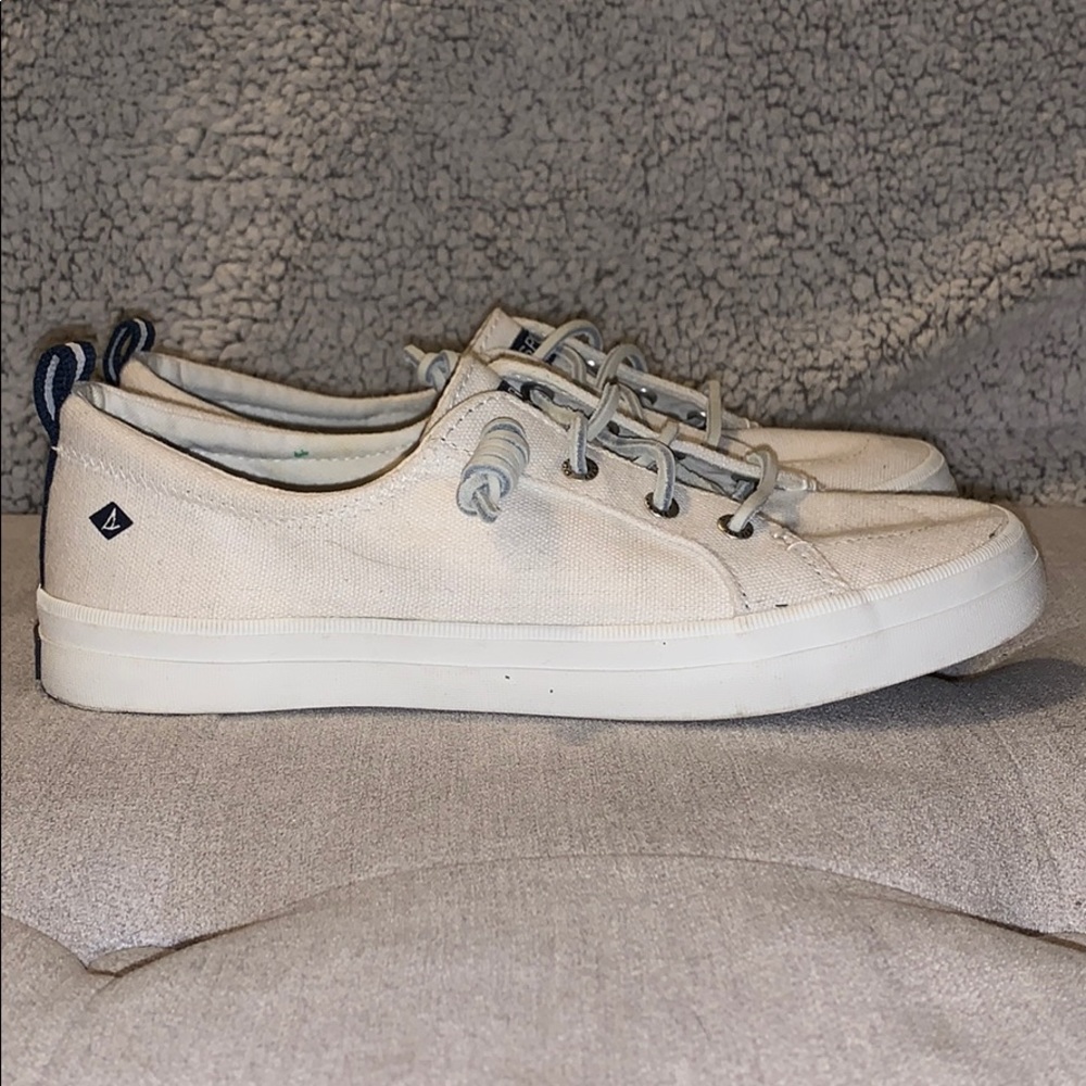 sperry top sider white boat shoes